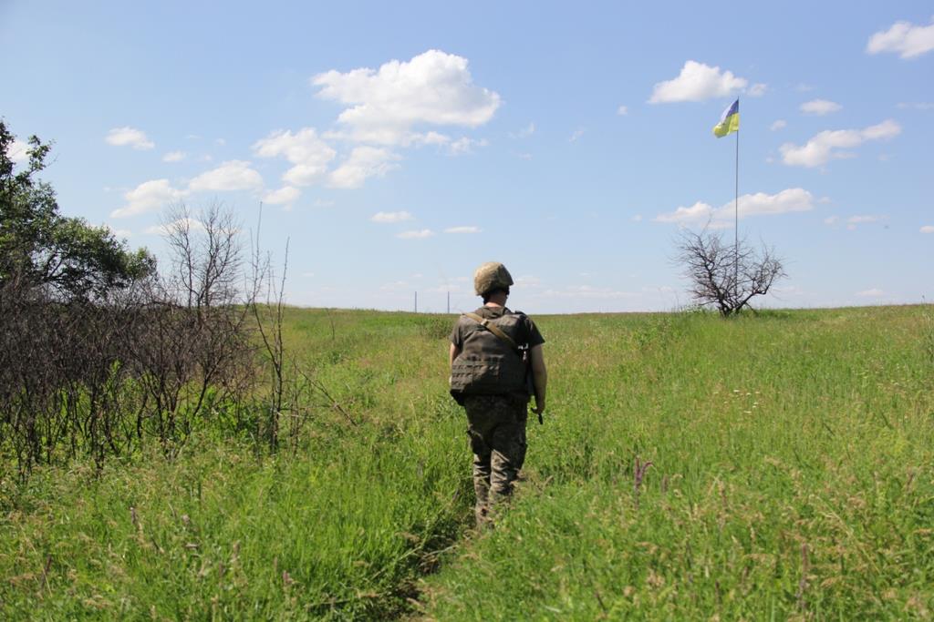 АТО, антитерористична операція. Військовий. Фото: штаб АТО