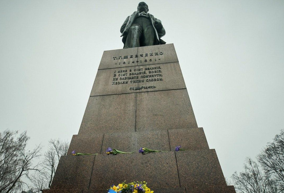 Памятник Тарасу Шевченко. Фото: пресс-служба Президента