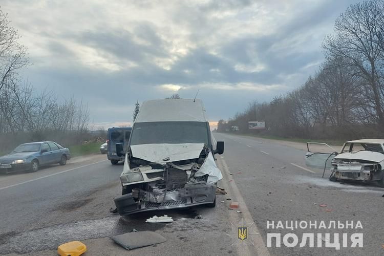 ДТП в Тернопольской области. Фото: Пресс-служба ГУНП