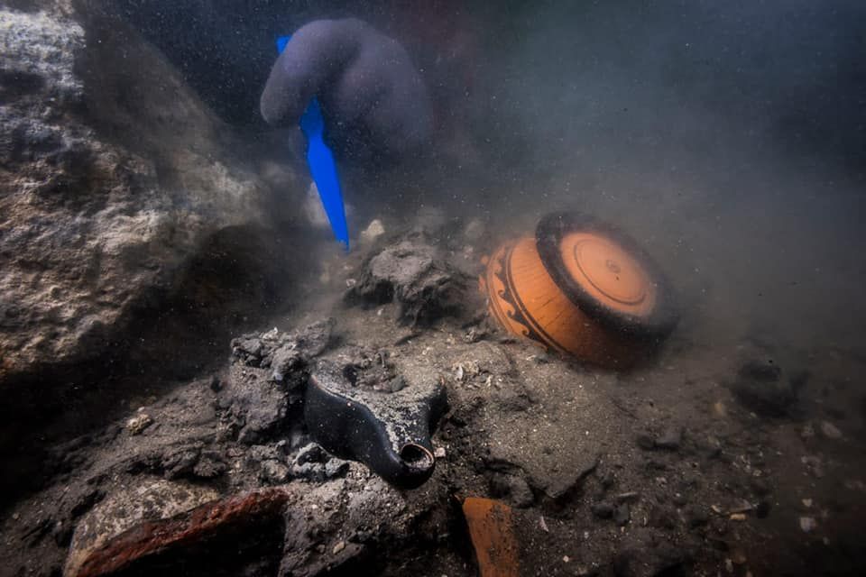 Знахідки на дні Середземного моря.  Фото: Ministry of Tourism and Antiquities