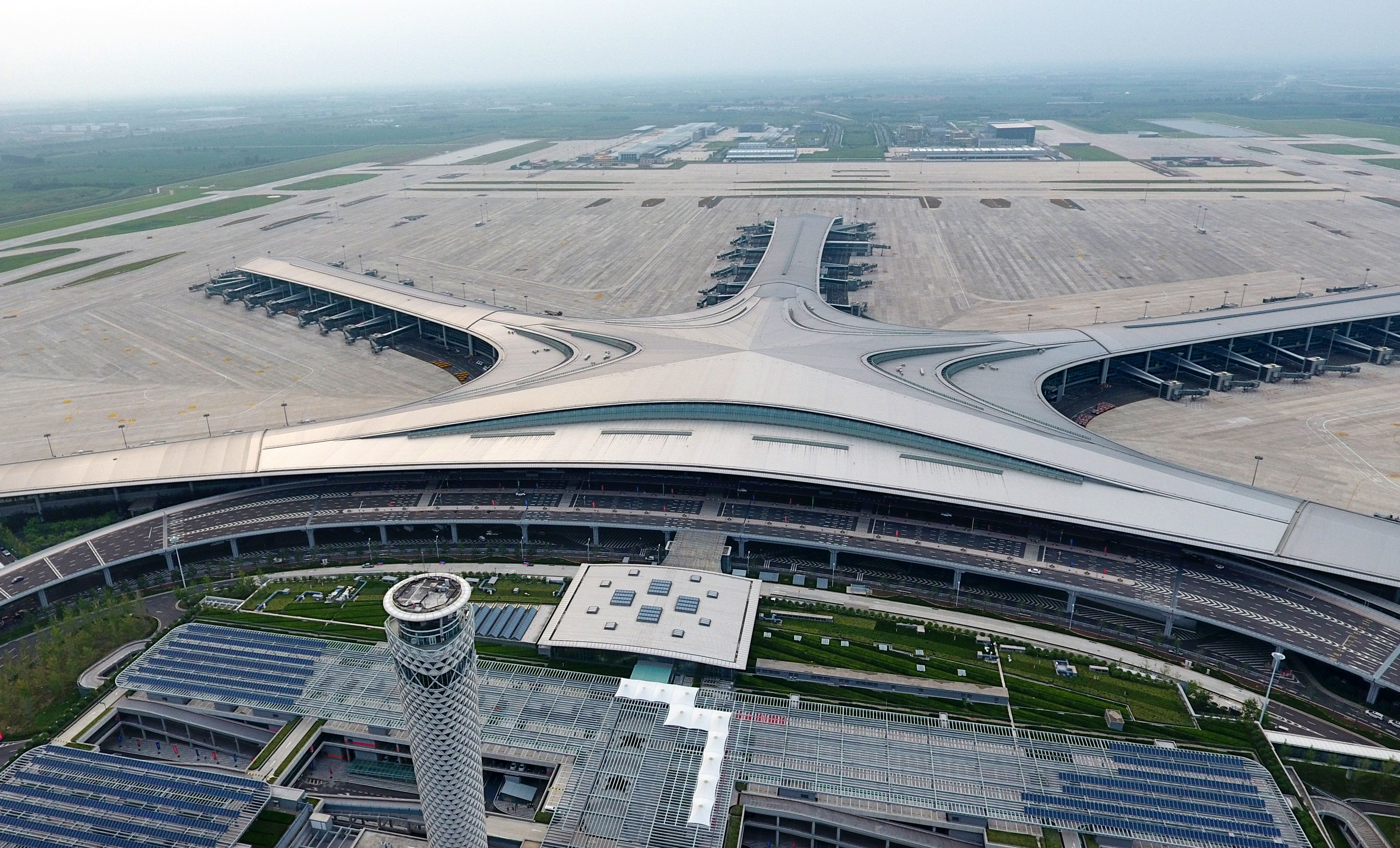 The Qingdao Jiaodong International Airport. Photo by Xinhua. 