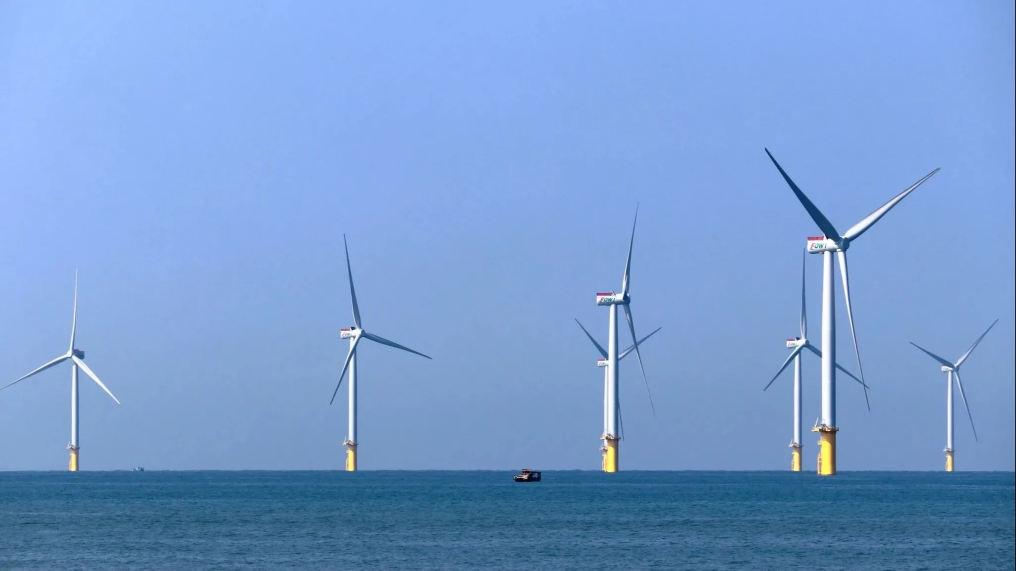 Wind farm in China. Photo by Xinhua.