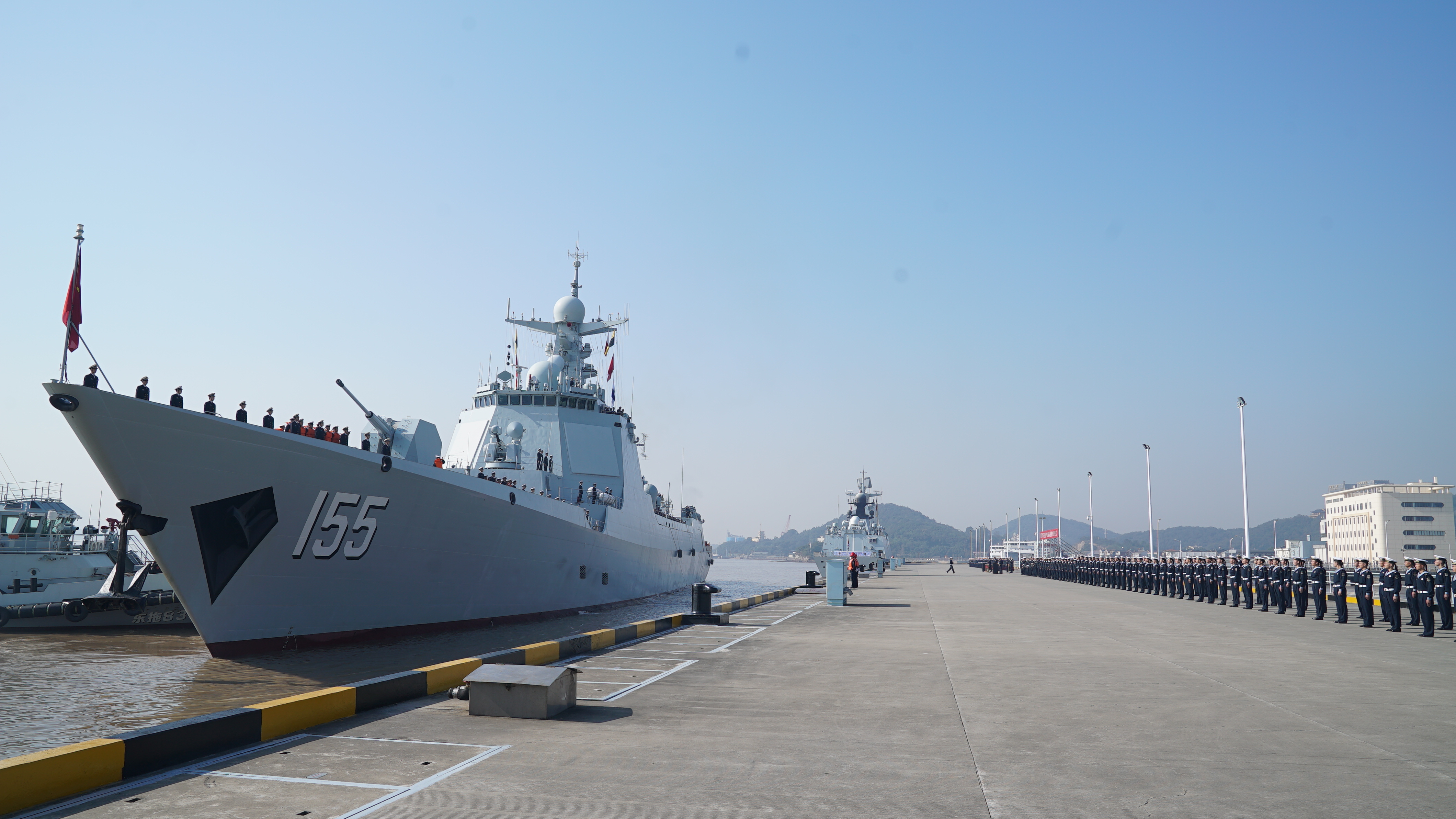 The 39th fleet of the Chinese People's Liberation Army (PLA) Navy sets out to conduct an escort mission in the Gulf of Aden and the waters off Somalia, at a port in Qingdao, east China's Shandong Province. Photo by Liu Zaiyao/Xinhua.