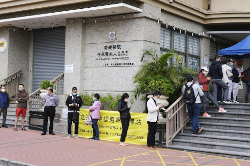 The Hong Kong election. Photo by Xinhua.