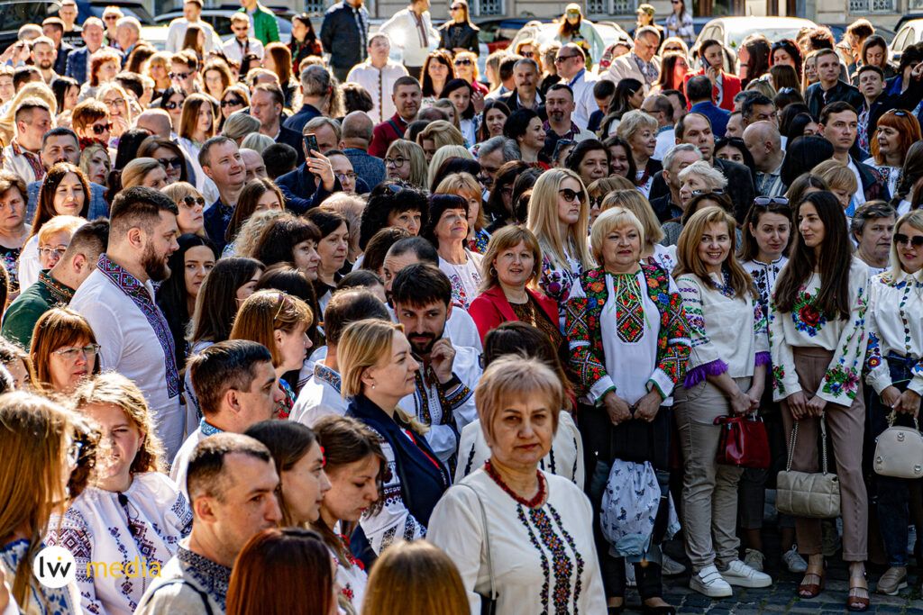 День вышиванки во Львове. Фото: lviv.media