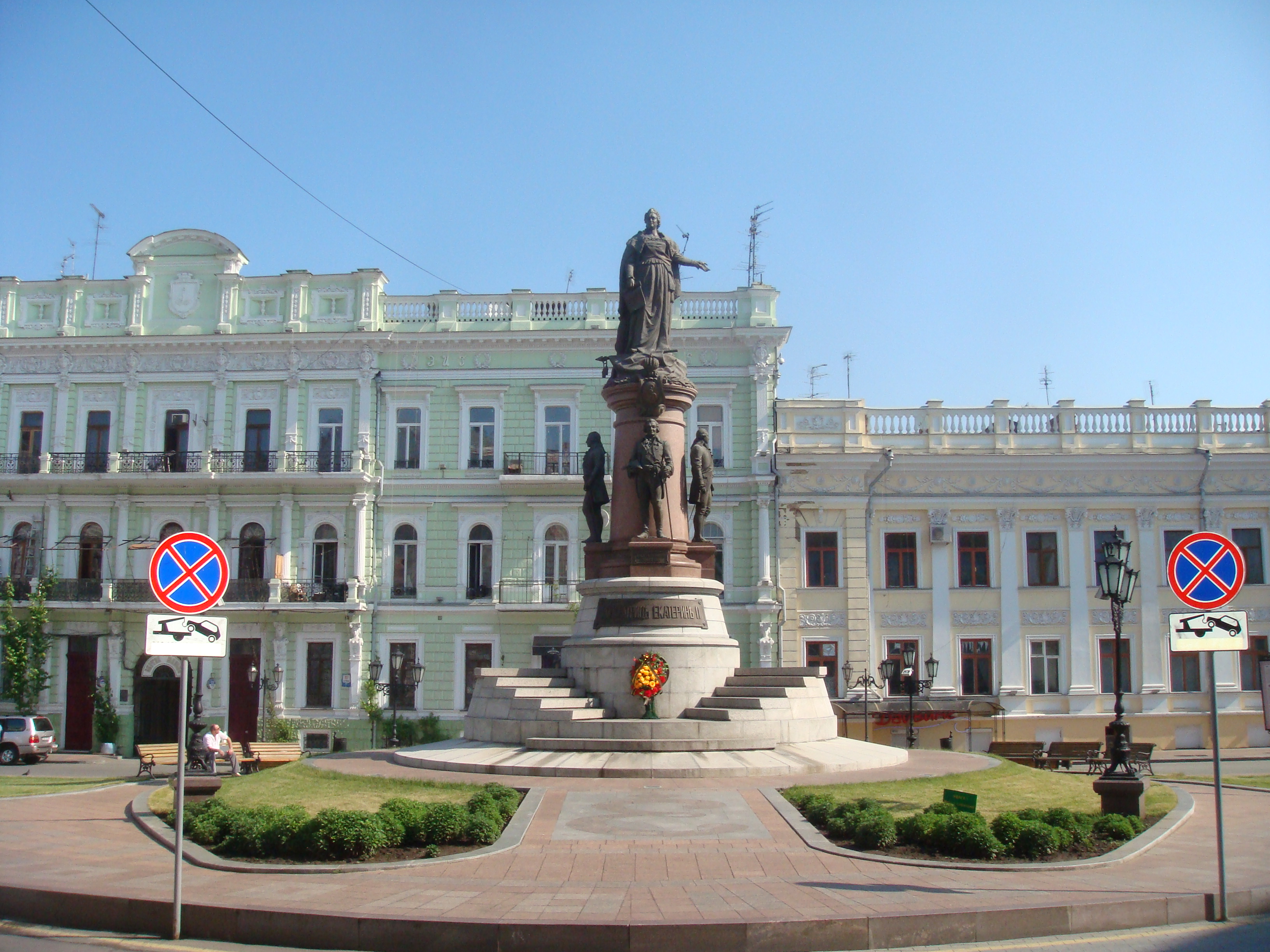 Пам'ятник Катерині ІІ в Одесі. Фото: Вікіпедія