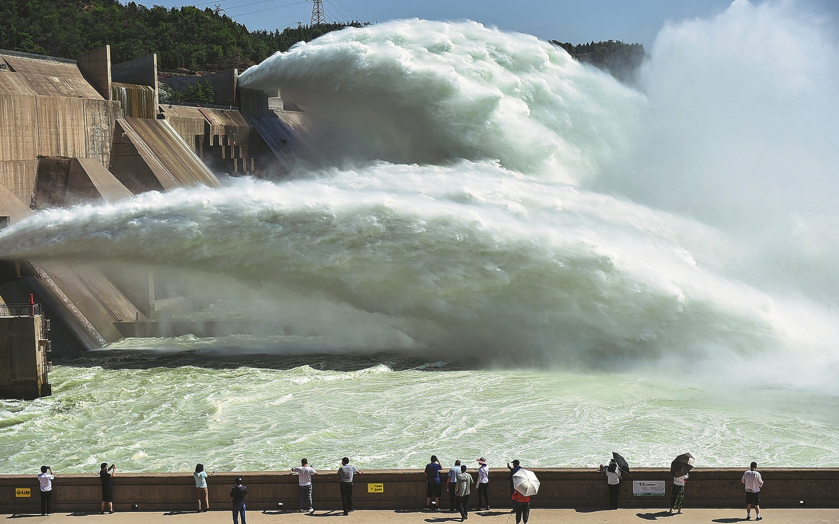 The water conservancy in China. Photo by Xinhua.  