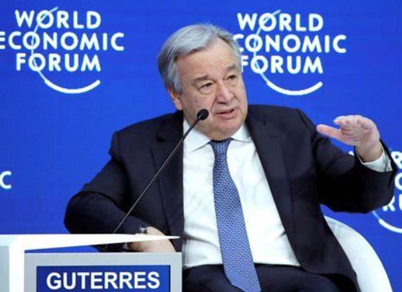 UN Secretary-General Antonio Guterres. Photo by Xinhua.