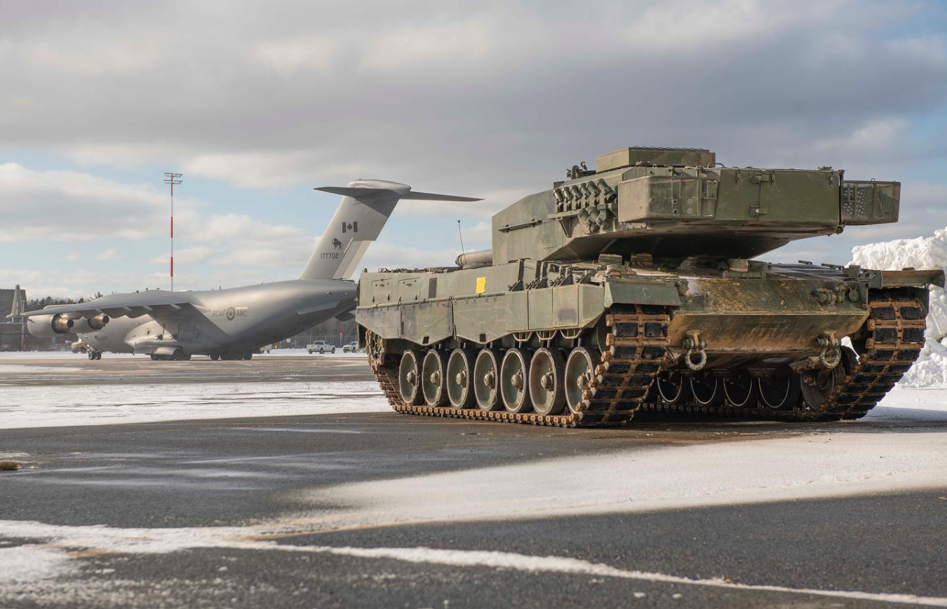 Обіцяні Канадою танки Leopard 2 доставлено до Польщі (ілюстрація). Фото: facebook.com/AnitaOakville
