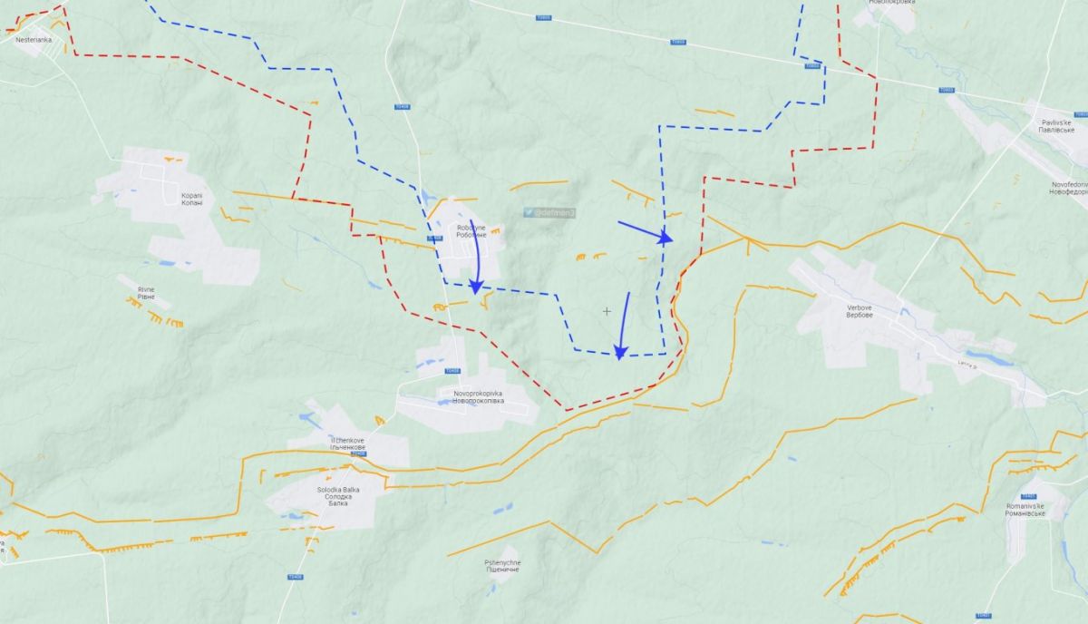 Лінії оборони російських окупантів на півдні України в серпні 2023 року. Джерело: Def Mon
