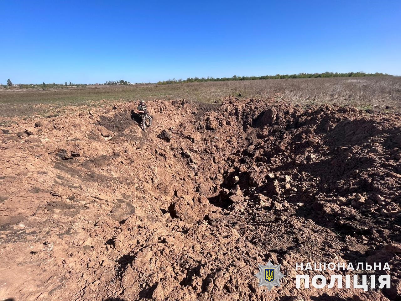 Последствия обстрелов в Донецкой области. Фото: Нацполіція