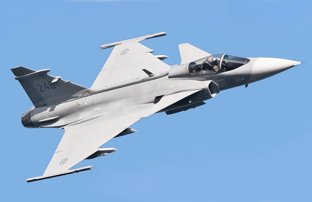 Saab JAS 39 Gripen. Фото: Вікіпедія
