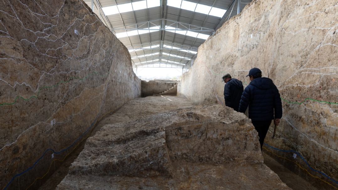 China's earliest known water-harnessing facilities found in Hubei. Photo by Xinhua.