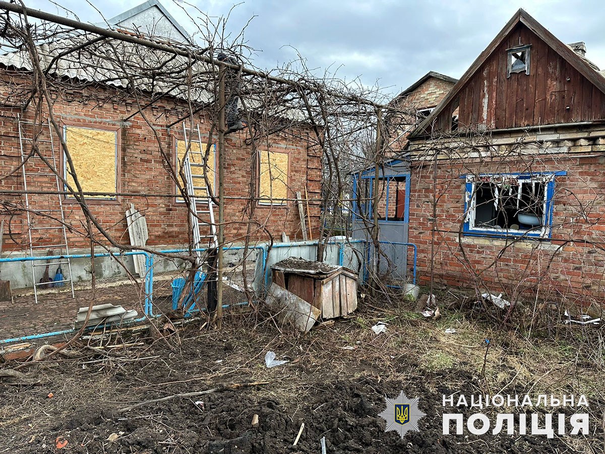 Последствия обстрелов в Донецкой области Фото: Нацполиция