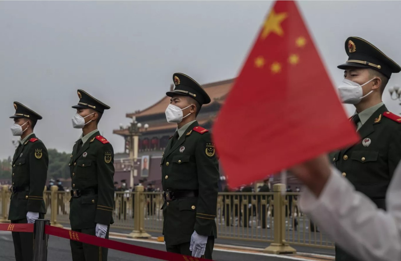 Chinese police. Photo by Xinhua.