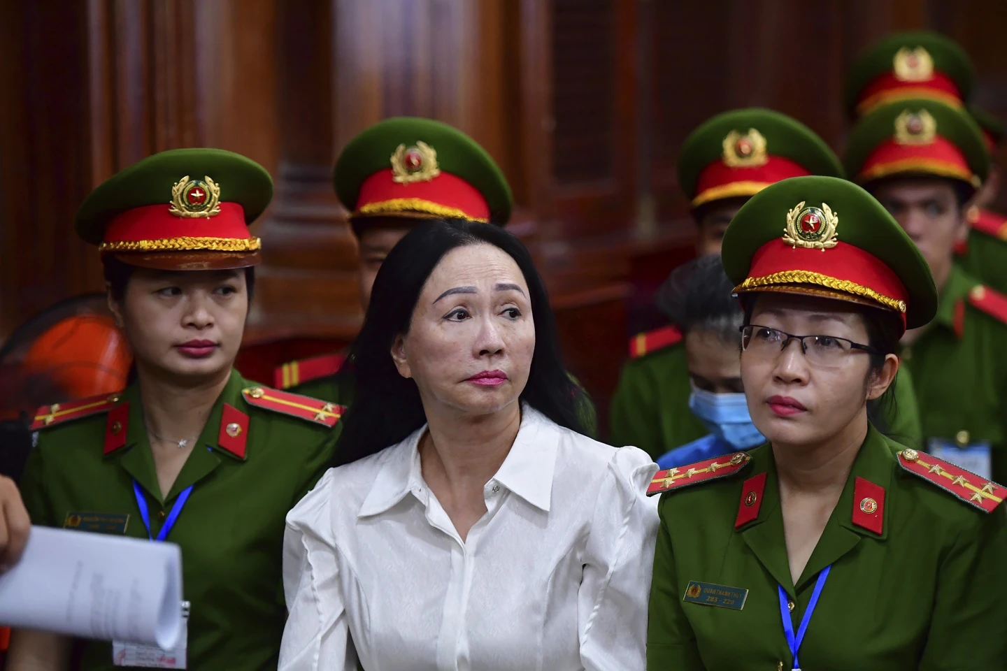 Труонг Ми Лан в суде. Фото: Thanh Tunh