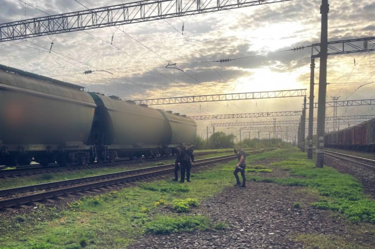 Нещасний випадок на залізниці. Фото: поліція Київської області.