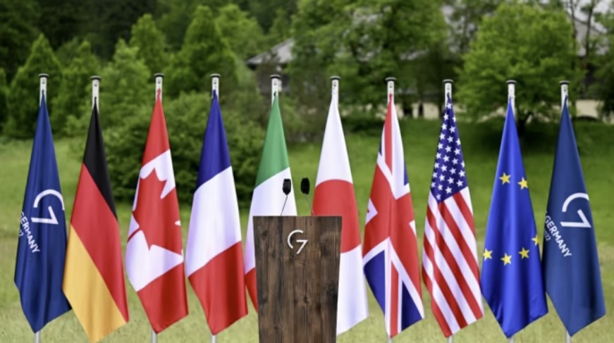 США через G7 инициировали новый пакет помощи Украине. Фото: Getty Images.