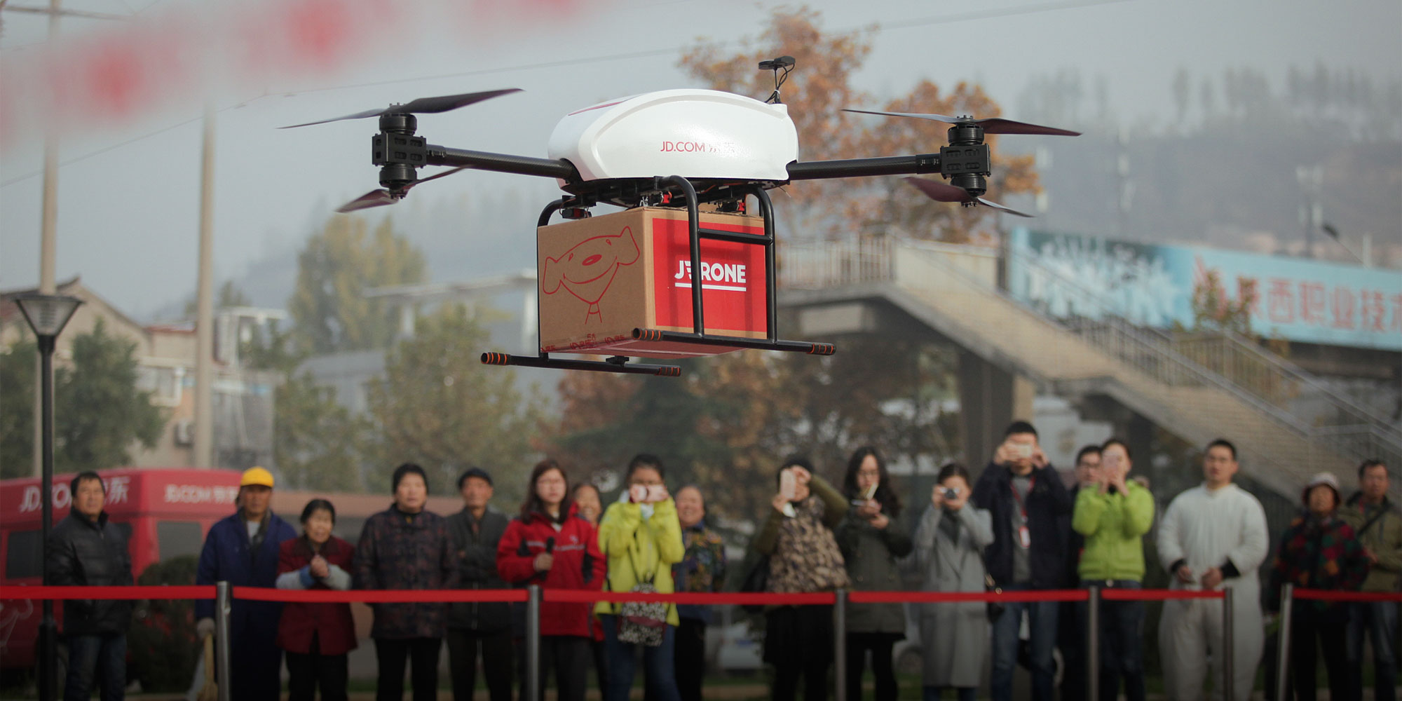 Unmanned aerial vehicles (UAVs) in China. Photo by Xinhua.