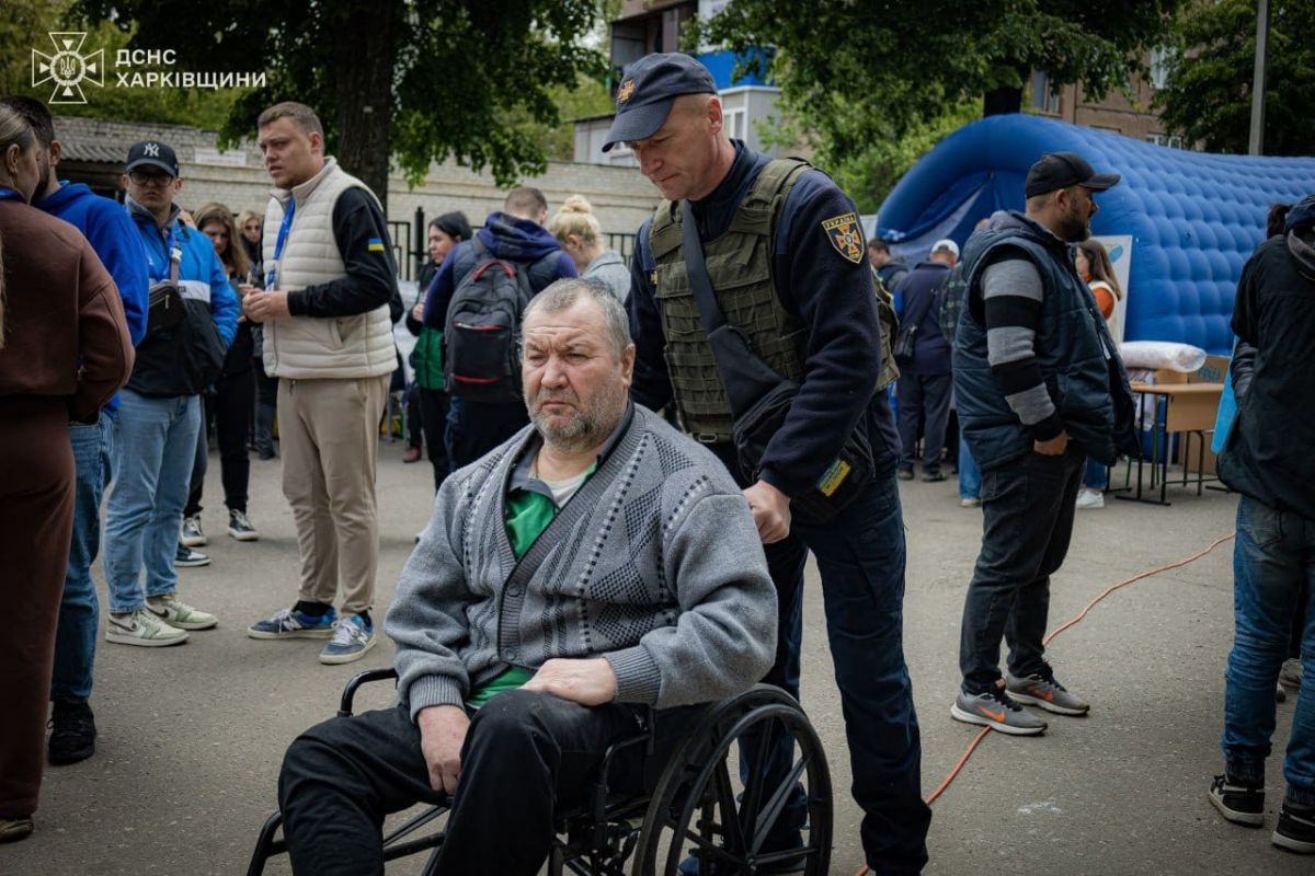 Евакуація на Харківщині. Фото: ДСНС