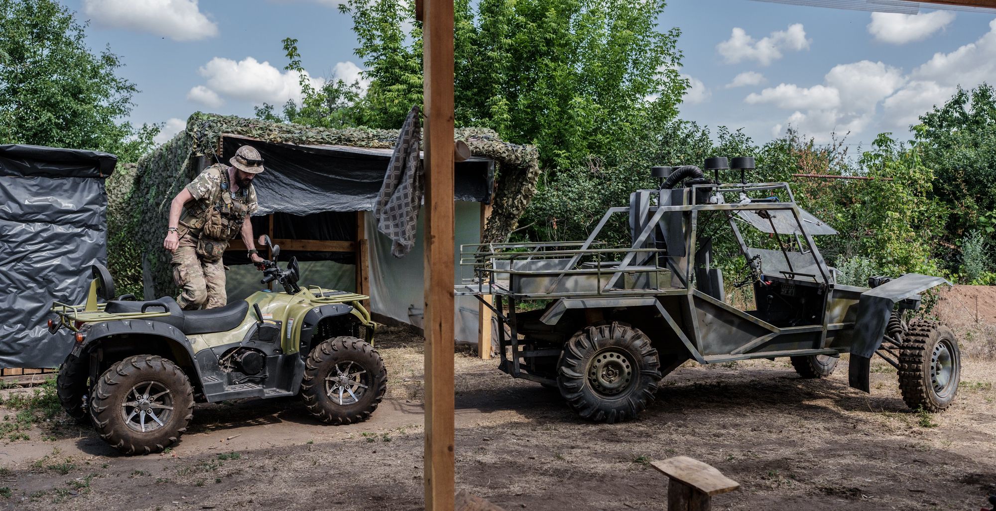 Транспорт воинов ВСУ. Фото: WSJ.