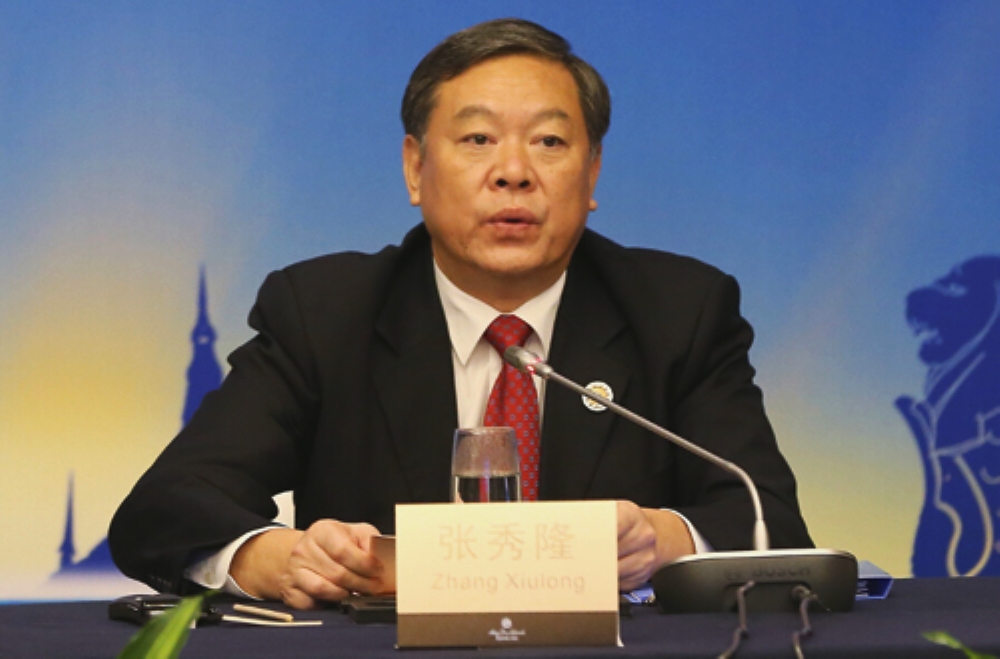 Zhang Xiulong, former vice chairman of the standing committee of the Guangxi Zhuang Autonomous Regional People's Congress. Photo by Xinhua.