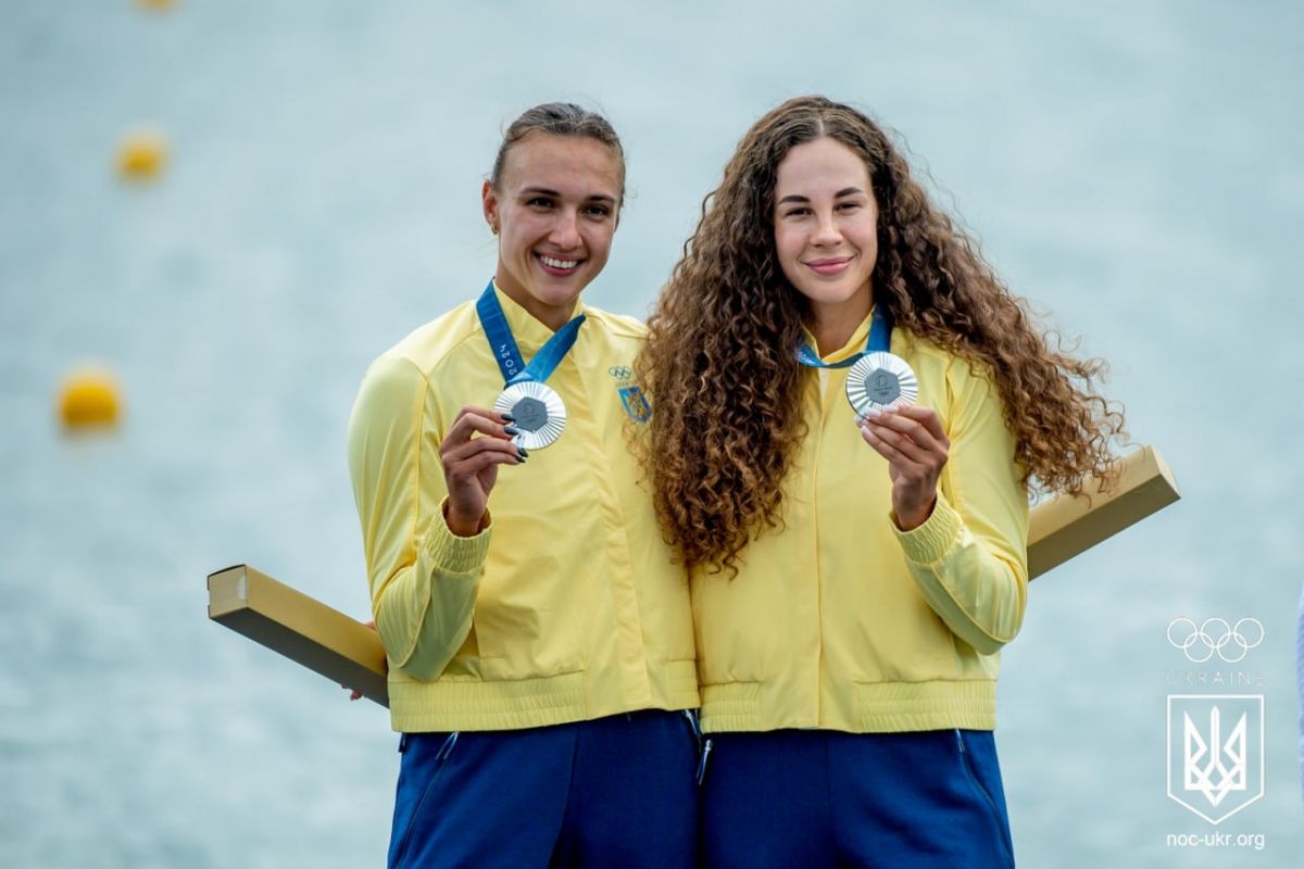 Anastasiia Rybachok and Liudmyla Luzan. Photo: NOC of Ukraine