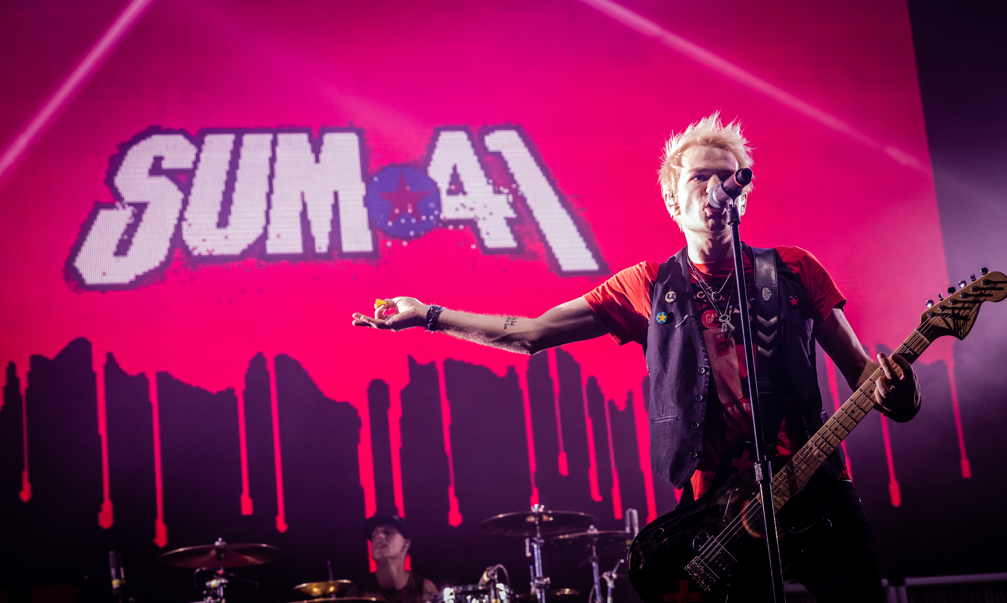 Дерик Уибли из Sum 41. Фото: Depositphotos