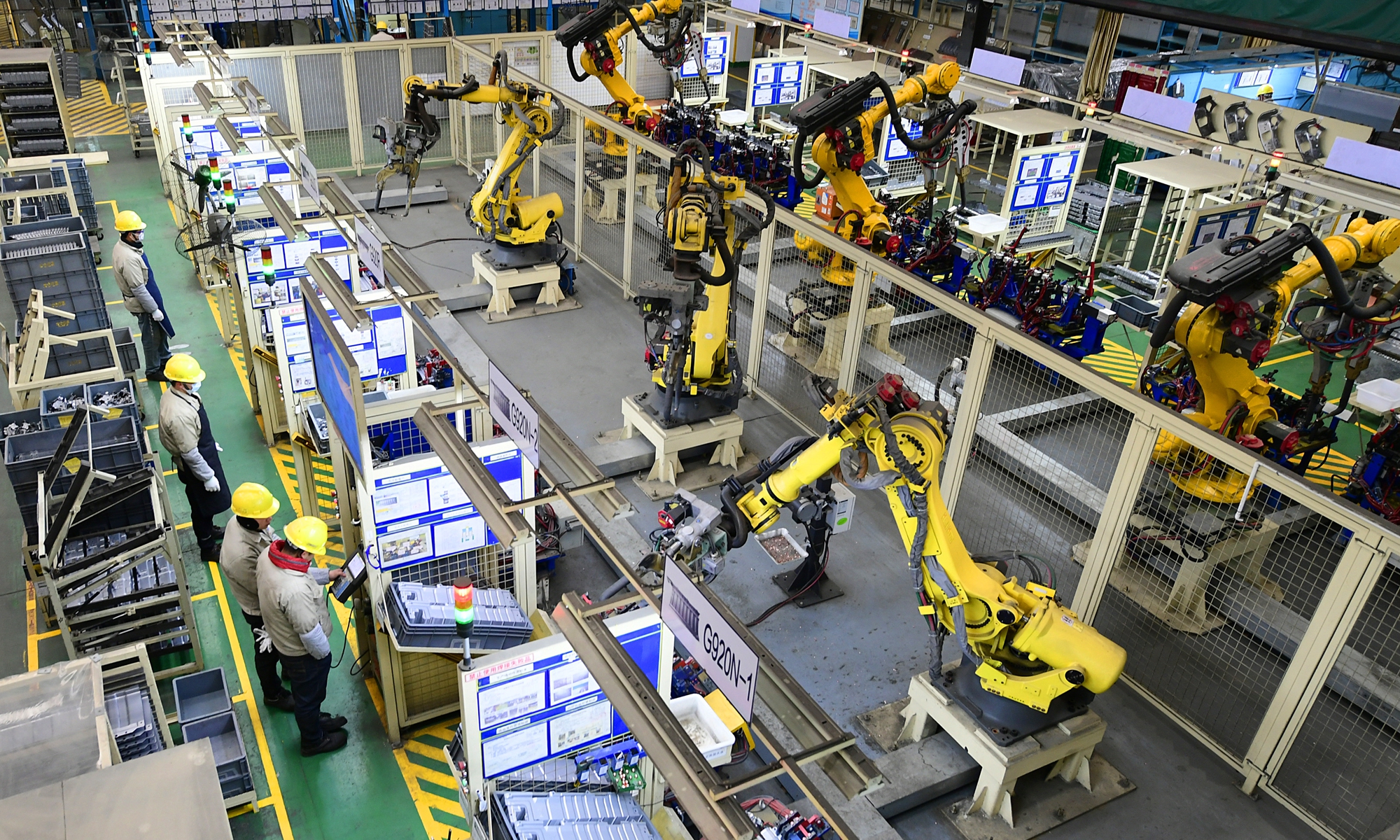 China's manufacturing sector. Photo by Xinhua.