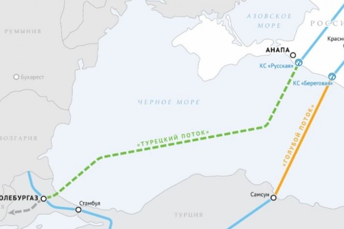 Началось строительство. Турецкого потока. Фото: gazprom.ru