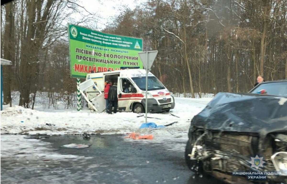 В результате аварии пострадали 8 человек. Фото: npu.gov.ua
