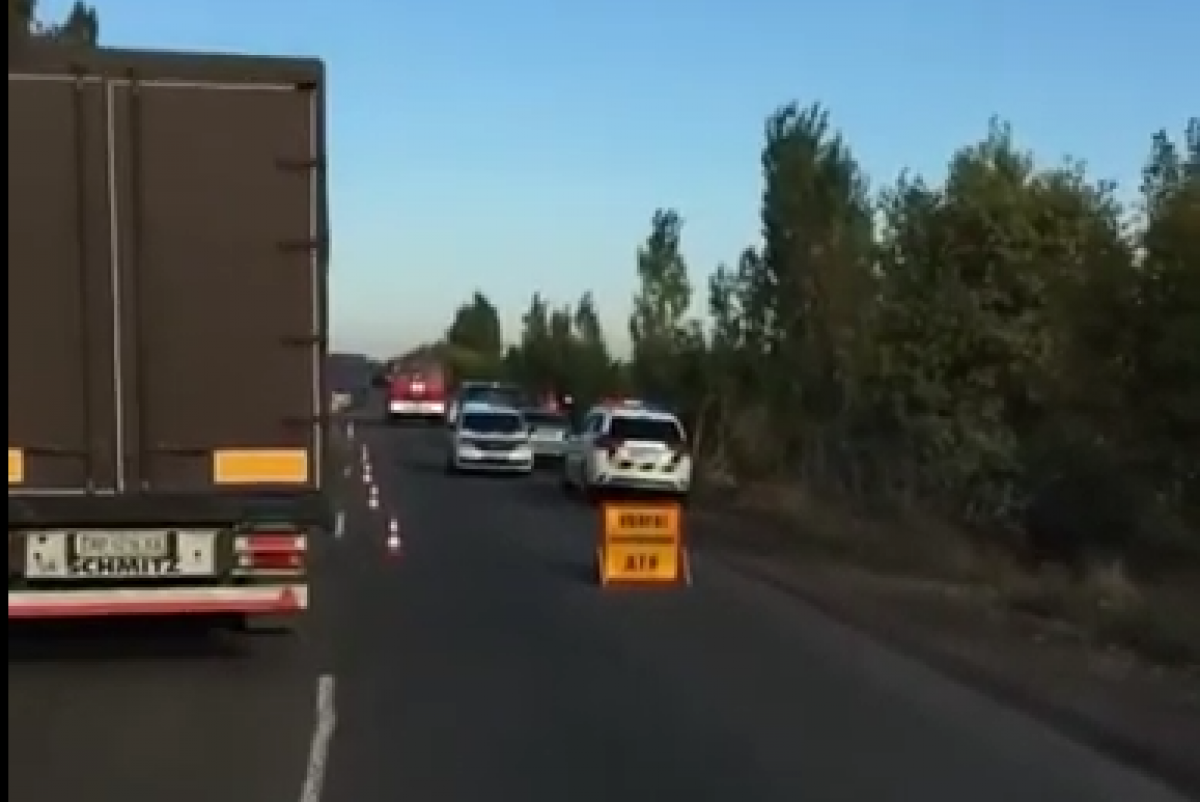 ДТП под Николаевом. Скриншот видео