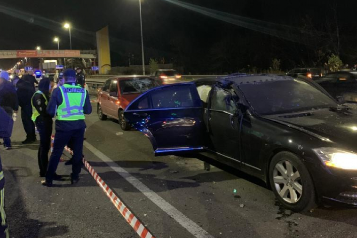 Подрыв авто на Житомирской трассе. Фото: полиция