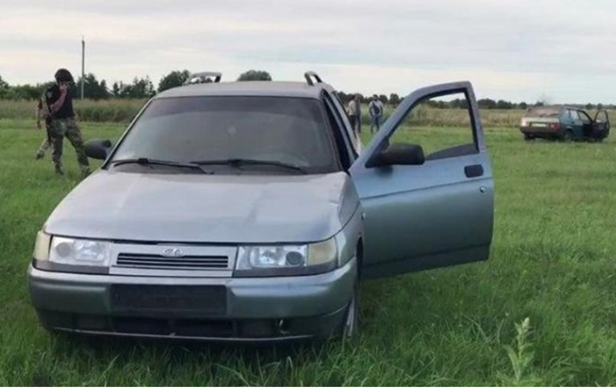 Автомобиль полтавского похитителя. Фото: Суспільне Полтава