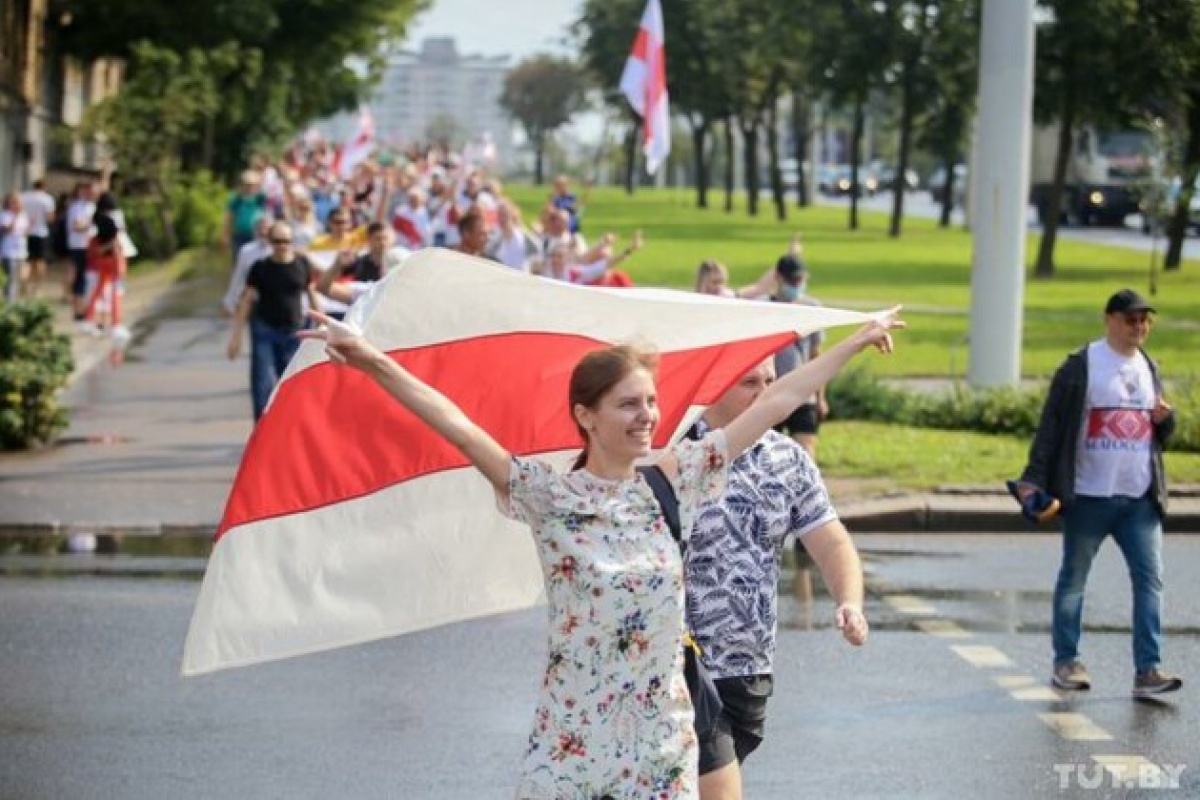 Протесты в Минске. Фото: news.tut.by