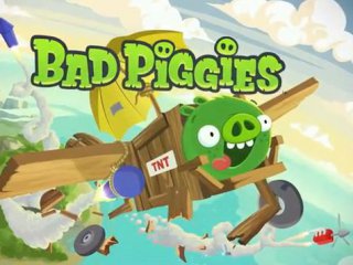 Bad Piggies построена по принципу создания транспортного средства. Скриншот видео с Youtube